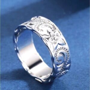 Classic 925 Sterling silver unisex ring sz 10